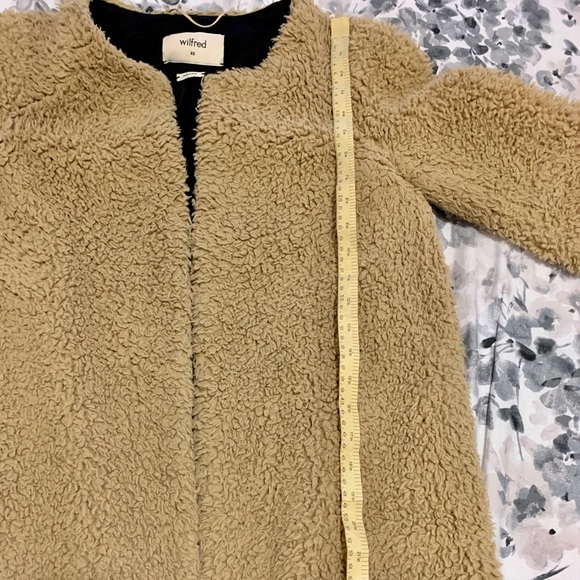 WILFRED LABORATOIRIE COAT(TEDDY) SIZE XS - Picture 6 of 8